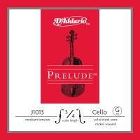 Photo D'ADDARIO J1013 3/4M - PRELUDE CORDE SOL CELLO 3/4 MEDIUM FILÉ NICKEL