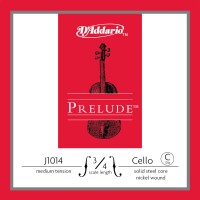 Photo D'ADDARIO J1014 3/4M - PRELUDE CORDE DO CELLO 3/4 MEDIUM FILÉ NICKEL