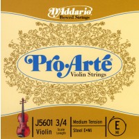 D'ADDARIO J5601 3/4M - PRO ART CORDE MI VIOLON 3/4 MEDIUM ACIER/CARBONE