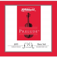 D'ADDARIO J610 3/4M - PRELUDE JEU CORDES CONTREBASSE 3/4 MEDIUM