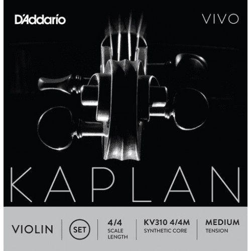 D'ADDARIO KV310 4/4M - KAPLAN VIVO JEU CORDES VIOLON 4/4 MEDIUM