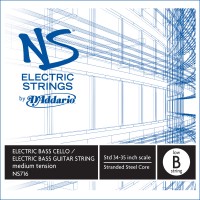 D'ADDARIO NS716 - NS ELECTRIC CORDE SI GRAVE CELLO 4/4 MEDIUM