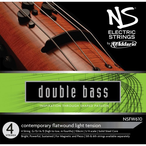 D'ADDARIO NSFW610 - NS ELECTRIC CONT JEU CORDES CONTREBASSE 4/4 LIGHT