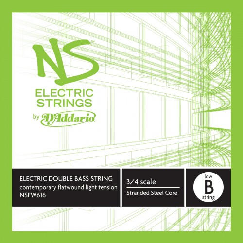 D'ADDARIO NSFW616 - NS ELECTRIC CONT CORDE SI GRAVE CONTREBASSE 4/4 LIGHT