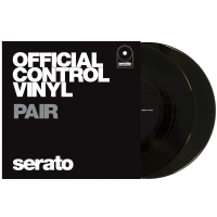 SERATO VINYL CONTROL TONE BLACK 7" (LA PAIRE)