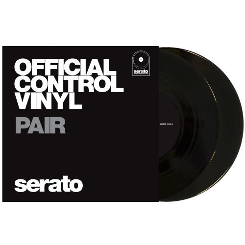 SERATO VINYL CONTROL TONE BLACK 7 (LA PAIRE)