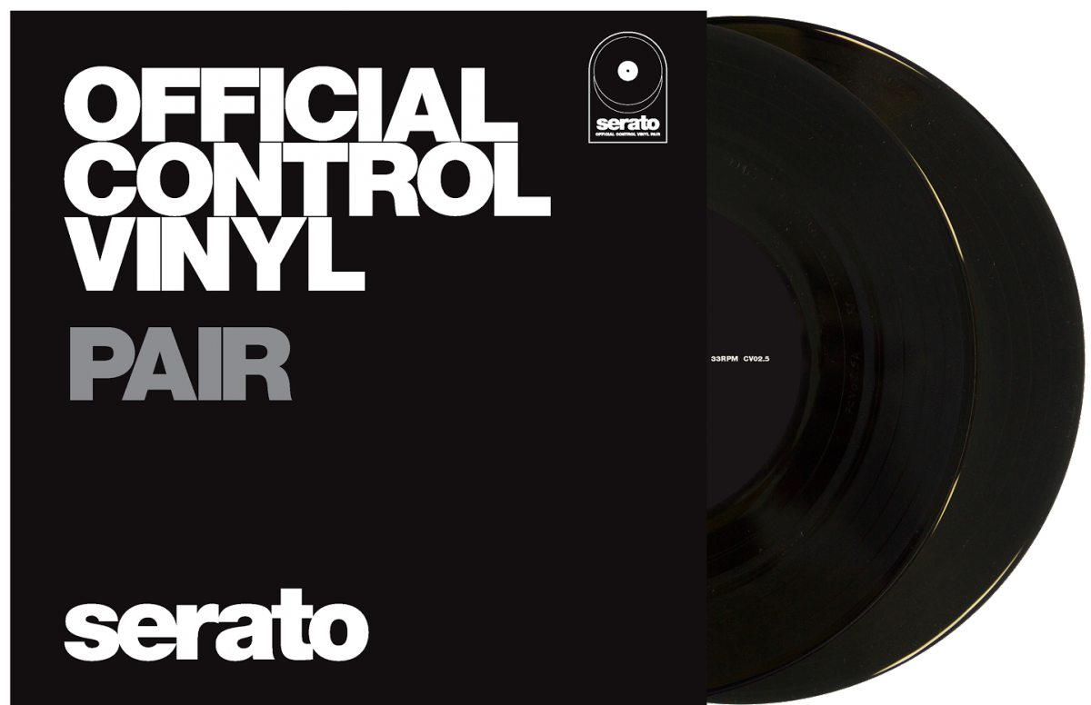 限定 Serato DJ Control Vinyl Black  7-INCH BLACK CONTROL VINYL (PAIR) | Tom Lee Music