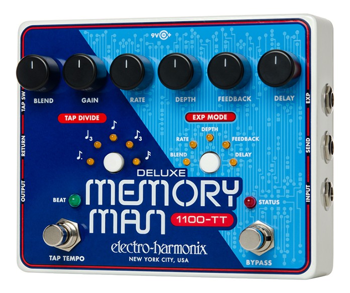 Electro Harmonix Deluxe Memory Man 1100-Tt - Pédales d'effet guitare
