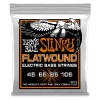 Photo ERNIE BALL BASS 2813 FLATWOUND SLINKY 45/105