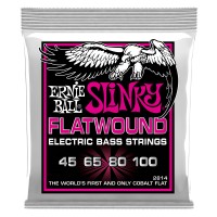 Photo ERNIE BALL BASS 2814 FLATWOUND SLINKY 45/100