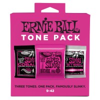 ERNIE BALL ELECTRIC SLINKY TONE PACK (PACK DE 3 JEUX)