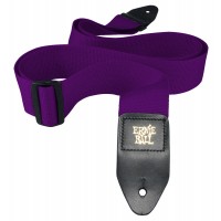 Photo ERNIE BALL SANGLE POUR GUITARE POLYPROPYLÈNE VIOLET