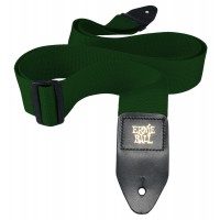 Photo ERNIE BALL SANGLE POUR GUITARE POLYPROPYLÈNE FOREST GREEN