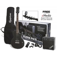 Photo EPIPHONE LES PAUL PLAYER PACK EBONY
