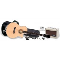 Photo EPIPHONE PR-4E A/E PLAYER PACK NATURAL