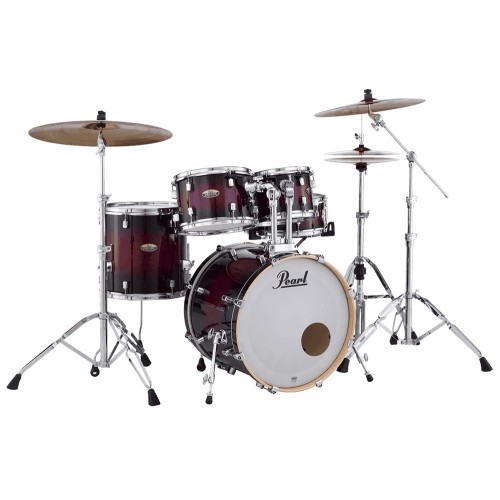 PEARL DECADE MAPLE 5 FÛTS FUSION 20 GLOSS DEEP RED BURST