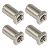 Photo SPAREDRUM SN-SQ-15B - CHEMINÉE 15MM TÊTE CARRÉE - LAITON (X4)