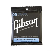 Photo GIBSON CORDES - VINTAGE REISSUE ELECTRIC ULTRA LIGHTS 9/42