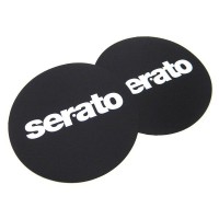 Photo SERATO LOGO SLIPMATS BLACK (PAIRE)
