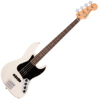 Photo FENDER DELUXE ACTIVE JAZZ BASS PF OLYMPIC WHITE