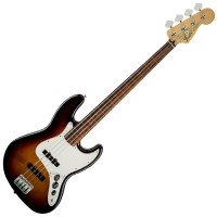 Photo FENDER STANDARD JAZZ BASS FRETLESS BROWN SUNBURST PF