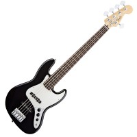 Photo FENDER STANDARD JAZZ BASS V BLACK PF