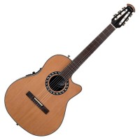 Photo OVATION GUITARE CLASSIQUE ÉLECTRO-ACOUSTIQUE NYLON MID CUTAWAY NATURAL