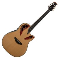 Photo OVATION ELITE DEEP CONTOUR CUTAWAY NATURAL
