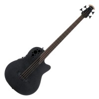 Photo OVATION ELITE T MID CUTAWAY BASS BLACK TEXTURED