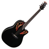 Photo OVATION STANDARD ELITE DEEP CONTOUR CUTAWAY BLACK