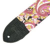 Photo FENDER SANGLE PAISLEY 2" PINK