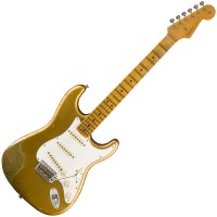 Photo FENDER 2017 LTD "64 SPECIAL" STRAT RELIC AGED AZTEC GOLD OVER GOLD SPARKLE