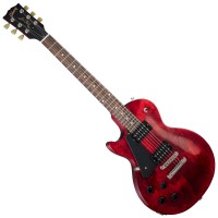 Photo GIBSON LES PAUL FADED 2018 WORN CHERRY LEFT HAND