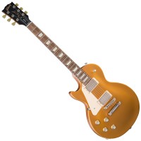 Photo GIBSON LES PAUL TRIBUTE 2018 SATIN GOLD TOP LEFT HAND
