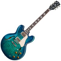 Photo GIBSON ES-335 FIGURED 2018 AQUAMARINE