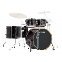 Photo TAMA MK52HLZBNS-BCB - SUPERSTAR HD MAPLE 5PC BRUSHED CHARCOAL BLACK