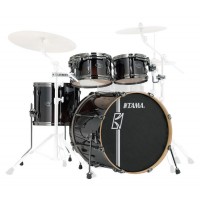 Photo TAMA ML42HLZBNS-DMF - SUPERSTAR HD MAPLE 4PC DARK MOCHA FADE