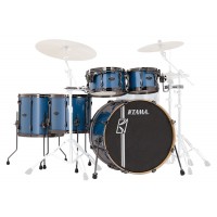 Photo TAMA ML52HLZBNS-VBM - SUPERSTAR HD MAPLE 5PC VINTAGE BLUE METALLIC