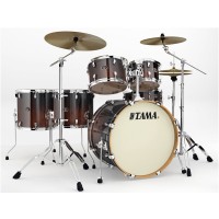 Photo TAMA VP62RS-DMF - SILVERSTAR CUSTOM 6PC DARK MOCHA FADE