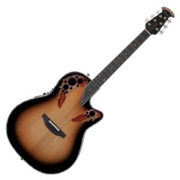 Photo OVATION C2078LX-1 CUSTOM ELITE LX DEEP CONTOUR CUTAWAY SUNBURST