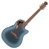 Photo OVATION ADAMAS 2087GT-8 DEEP CONTOUR CUTAWAY REVERSE BLUE BURST