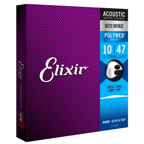 ELIXIR 11150 FOLK 12 CORDES POLYWEB L 10-47