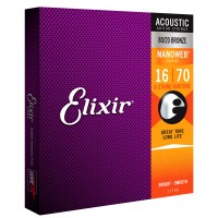 ELIXIR ACOUSTIC NANOWEB 80/20 BRONZE BARITONE