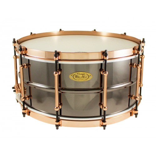 WORLDMAX BK-6514SFXG CAISSE CLAIRE BLACK DAWG 14 X 6.5 AZTEC GOLD VINTAGE