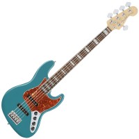 Photo FENDER AMERICAN ELITE JAZZ BASS V OCEAN TURQUOISE EB