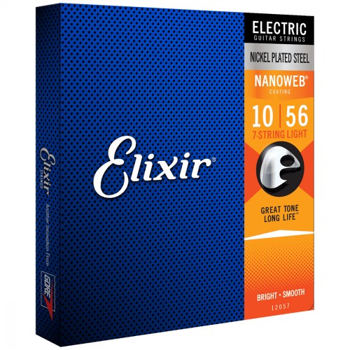 ELIXIR 12057 ELECTRIC 7 CORDES NANOWEB L 10-56