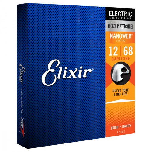 ELIXIR 12302 ELECTRIC BARITONE NANOWEB 12-68