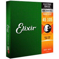 Elixir 14087 Bass Nanoweb Extra Long Scale Medium 45-105