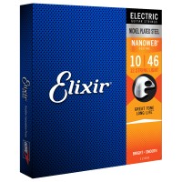 ELIXIR 12450 ELECTRIC 12 CORDES NANOWEB LIGHT 10-46