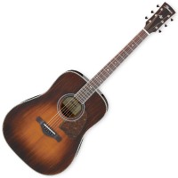 Photo IBANEZ AVD10E-BVS - ARTWOOD VINTAGE BROWN VIOLIN SUNBURST